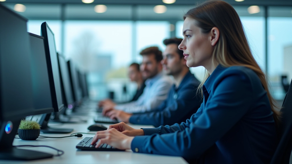 Unser professionelles IT-Sicherheitsteam bei der Arbeit in Hamburg